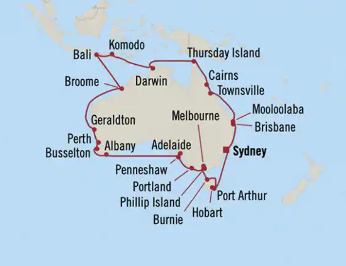 Cruising Australia and New Zealand Barclay & Co Travel